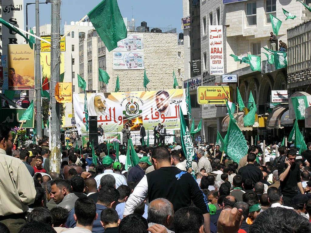 1024px Yasin Rantisi Hamas Wahlkampf
