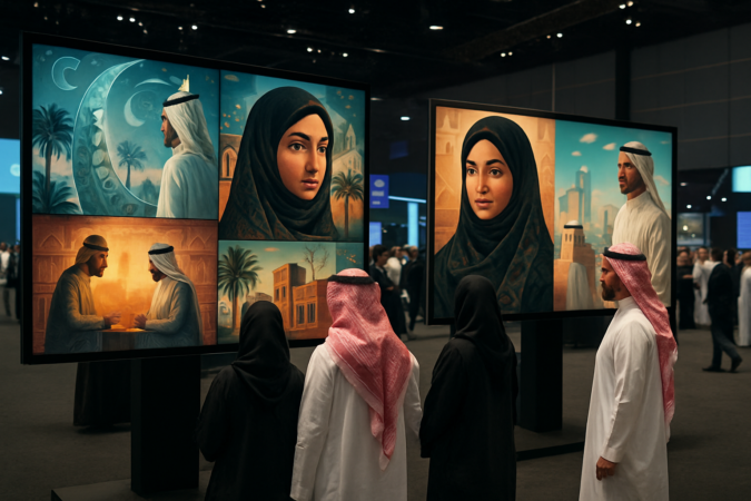 أدوبي وهيوماين تطوران نموذجاً لتوليد الصور مضبوطاً على الثقافة السعودية